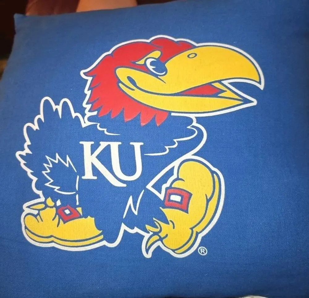 University of Kansas Jayhawks Logo Throw Pillow